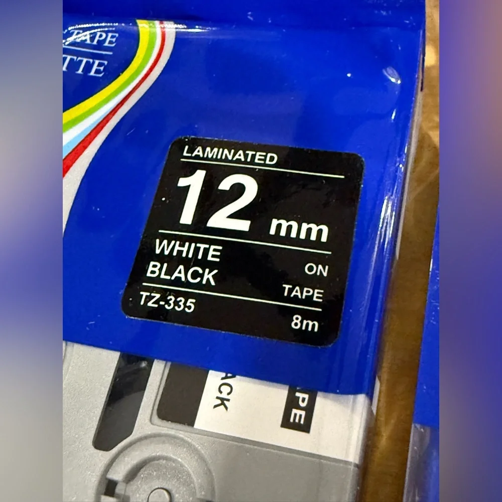 6 pack TZe - 335 label tape brand new sealed exp. 2026